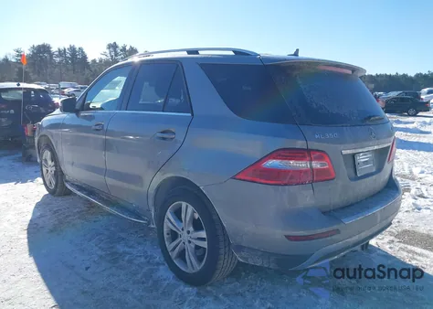 2013 Mercedes-Benz Ml 350 4Matic из США, поврежденный, VIN 4JGDA5HB7DA113215